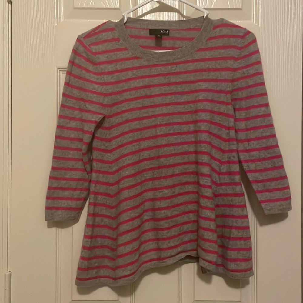 Aqua cashmere sweater